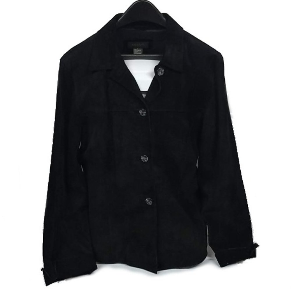 Black Suede Jacket Size L